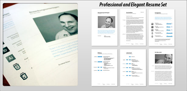 Professional and Elegant Resume Set